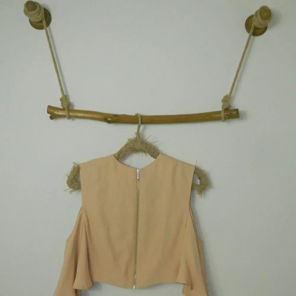 ‎Keepsake  Blouse Peach Open Shoulder Size X-Small